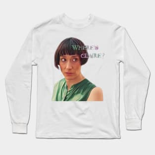 "Where's Claire?" Long Sleeve T-Shirt